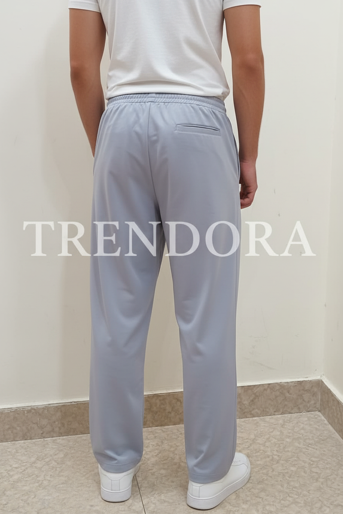 Grey Trousers - Back view