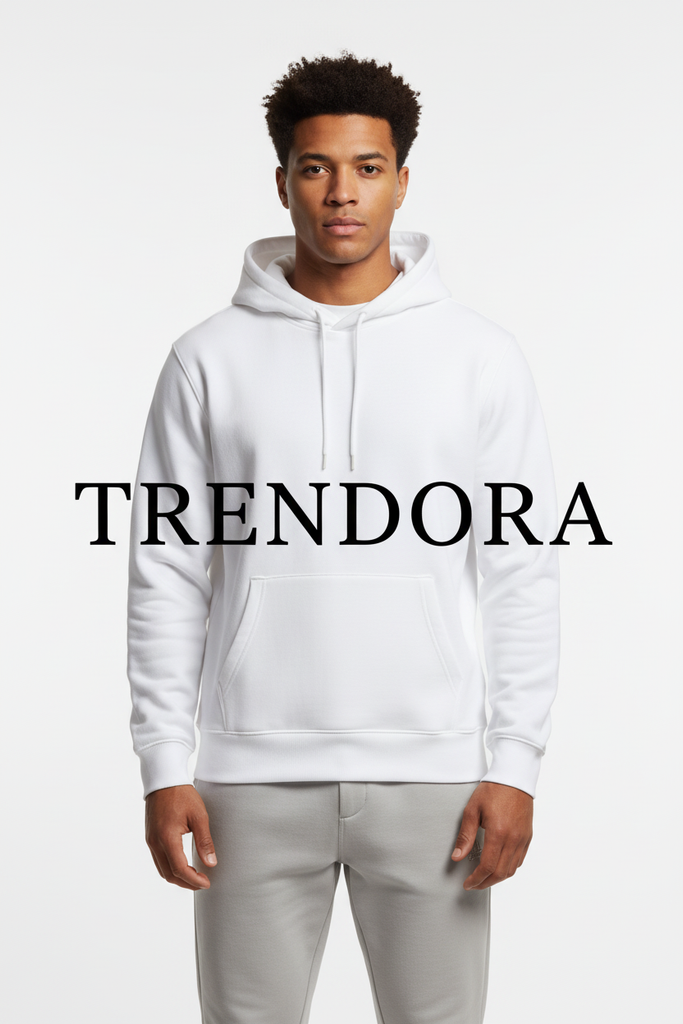 White Hoodie - Front view