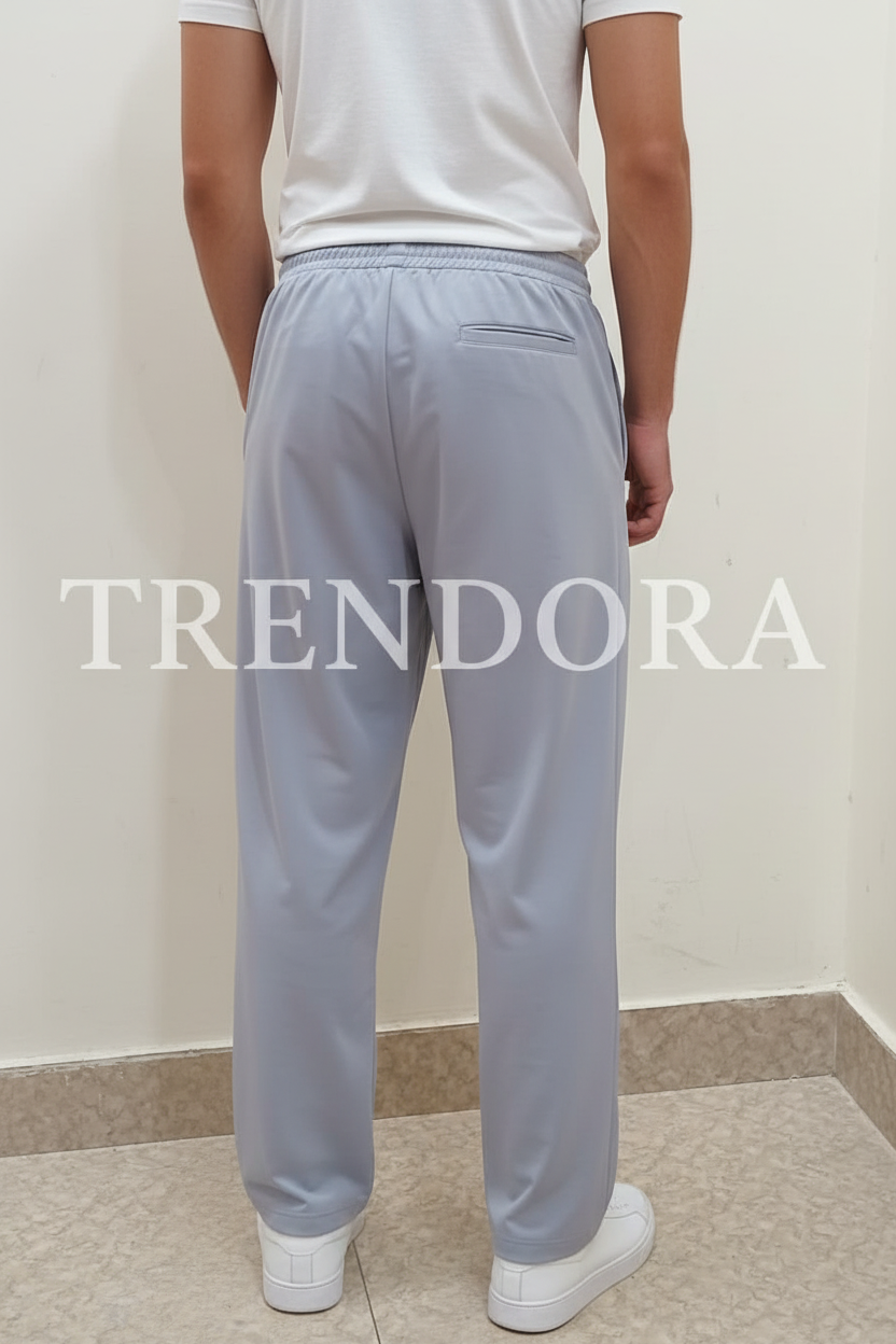 Grey Trousers - Back view
