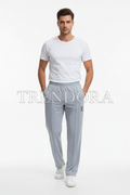 Grey Trousers - Front view