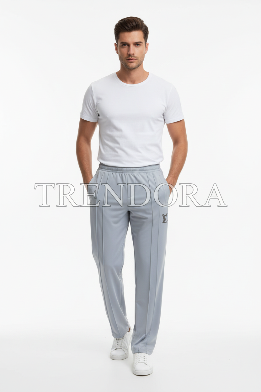 Grey Trousers - Front view