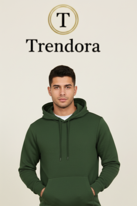 Dark Green Hoodie - Front view