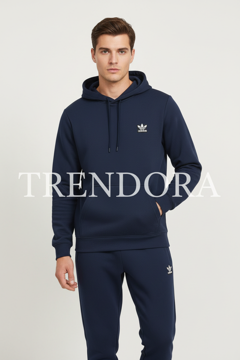 Navy Blue Hoodie - Front view