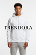 White Hoodie - Front view