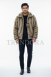 Premium Faux Fur Jacket - Model standing