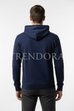 Navy Blue Hoodie - Back view