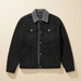 Sherpa-Lined Denim Jacket - Enhanced