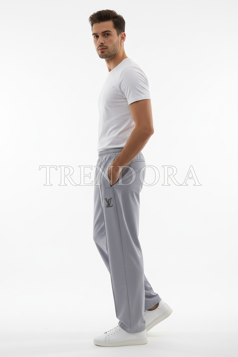 Grey Trousers - Side view