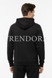 Black Hoodie - Back view